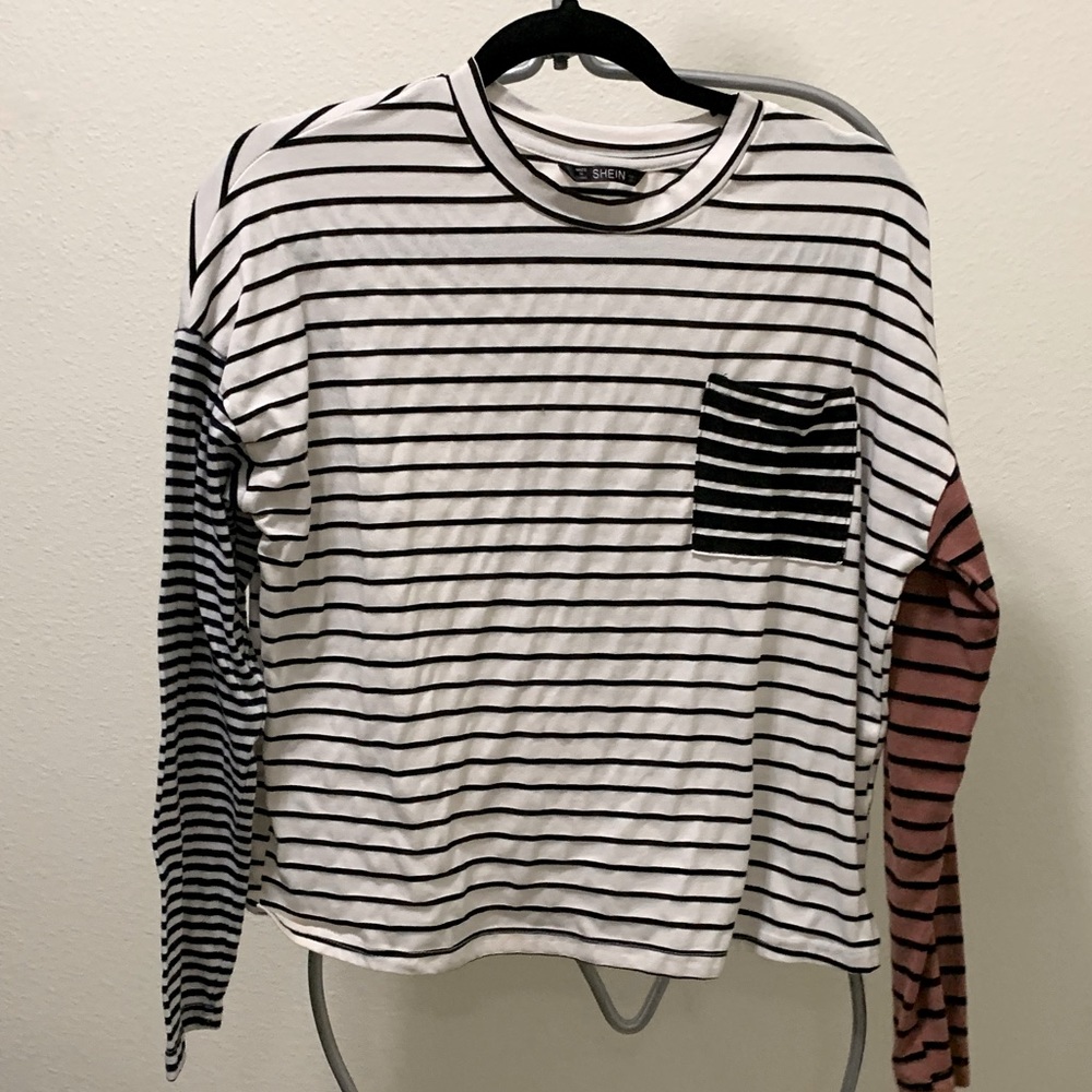 Stripped long sleeve tshirt